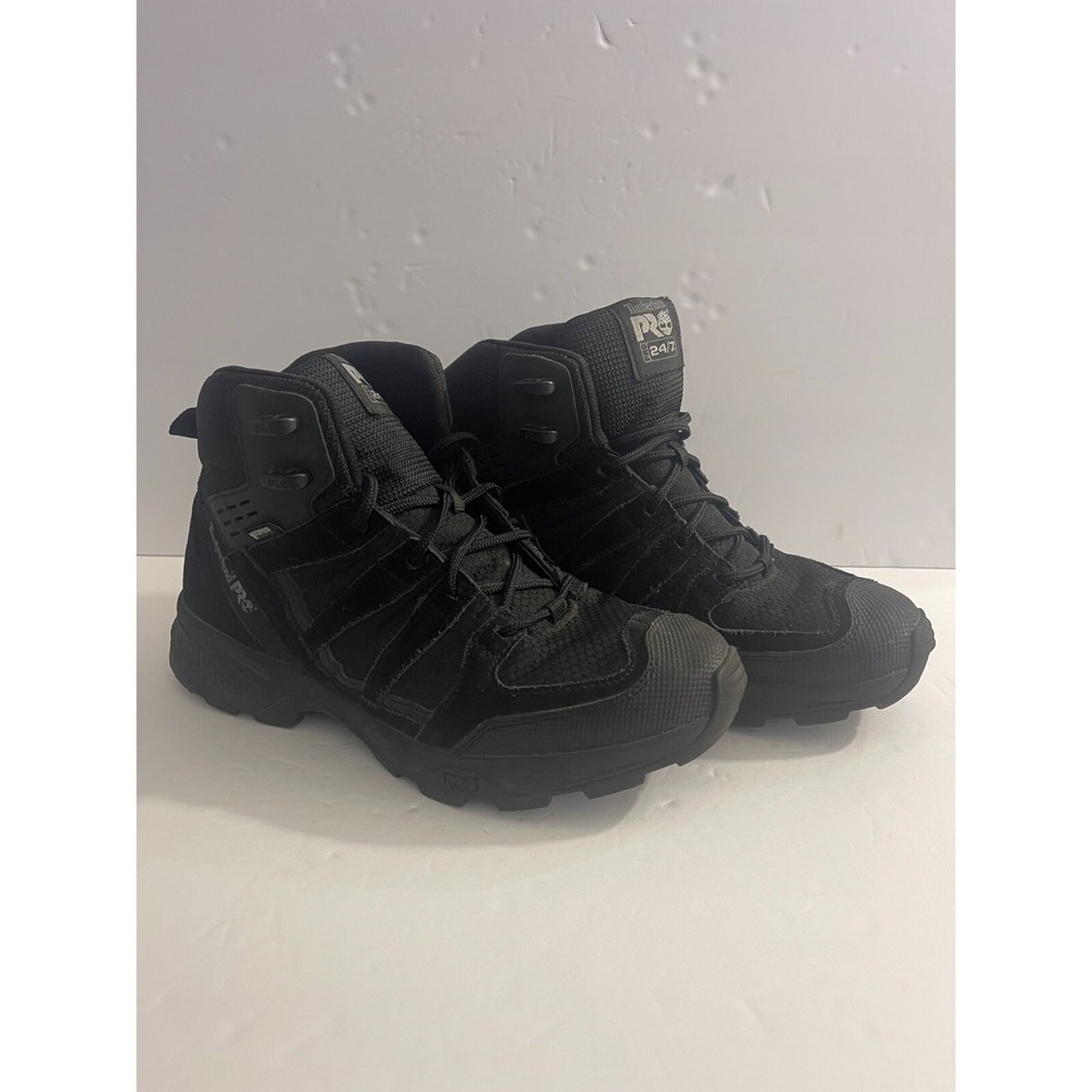 Timberland PRO Reaxion Mens Black Waterproof Soft Toe Work Boots A5MHT Size 7.5M